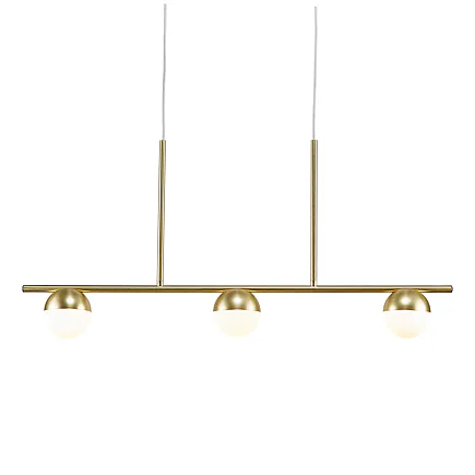 Provedení: opálové sklo, mosaz